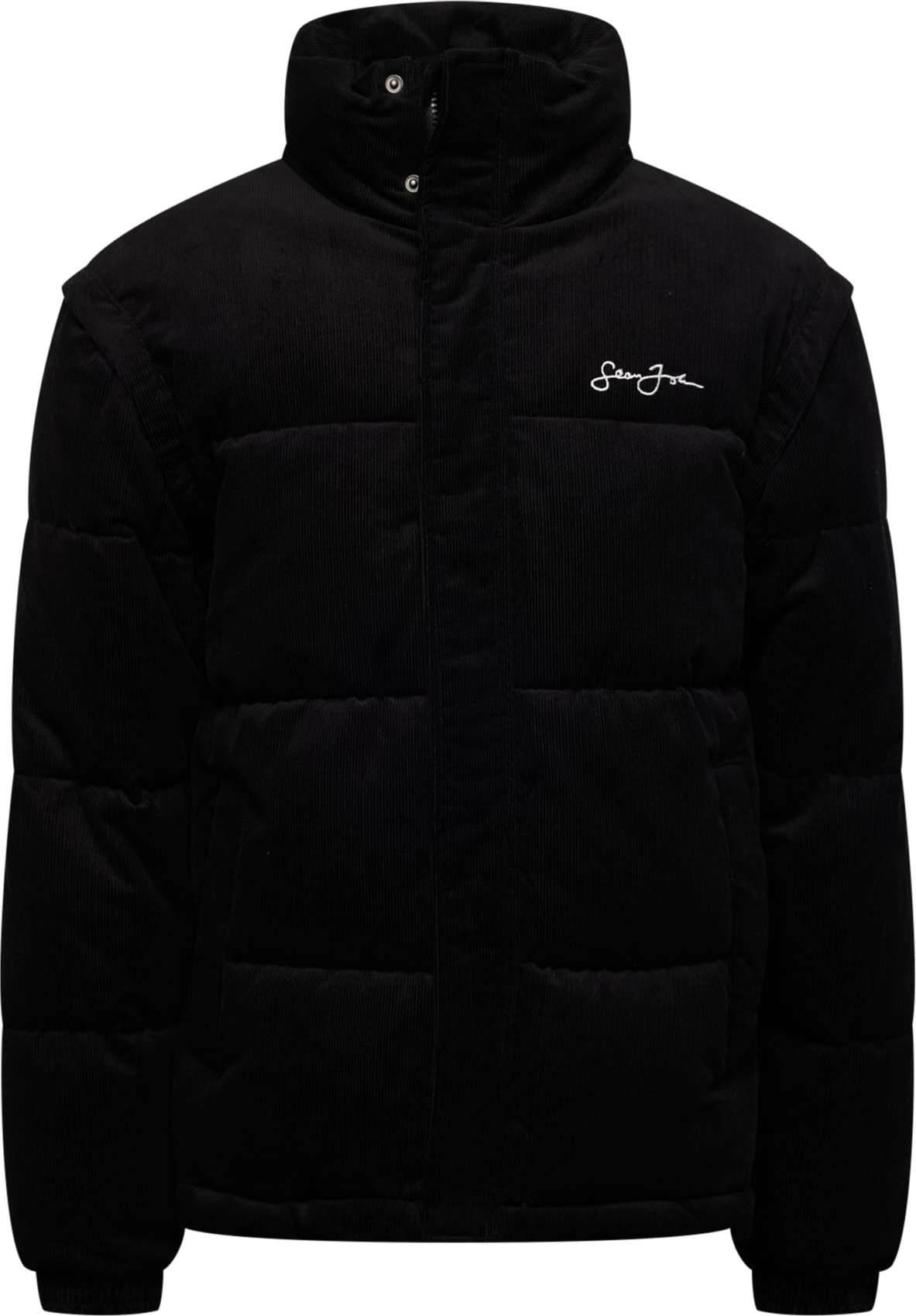 Sean John Přechodná bunda černá / bílá