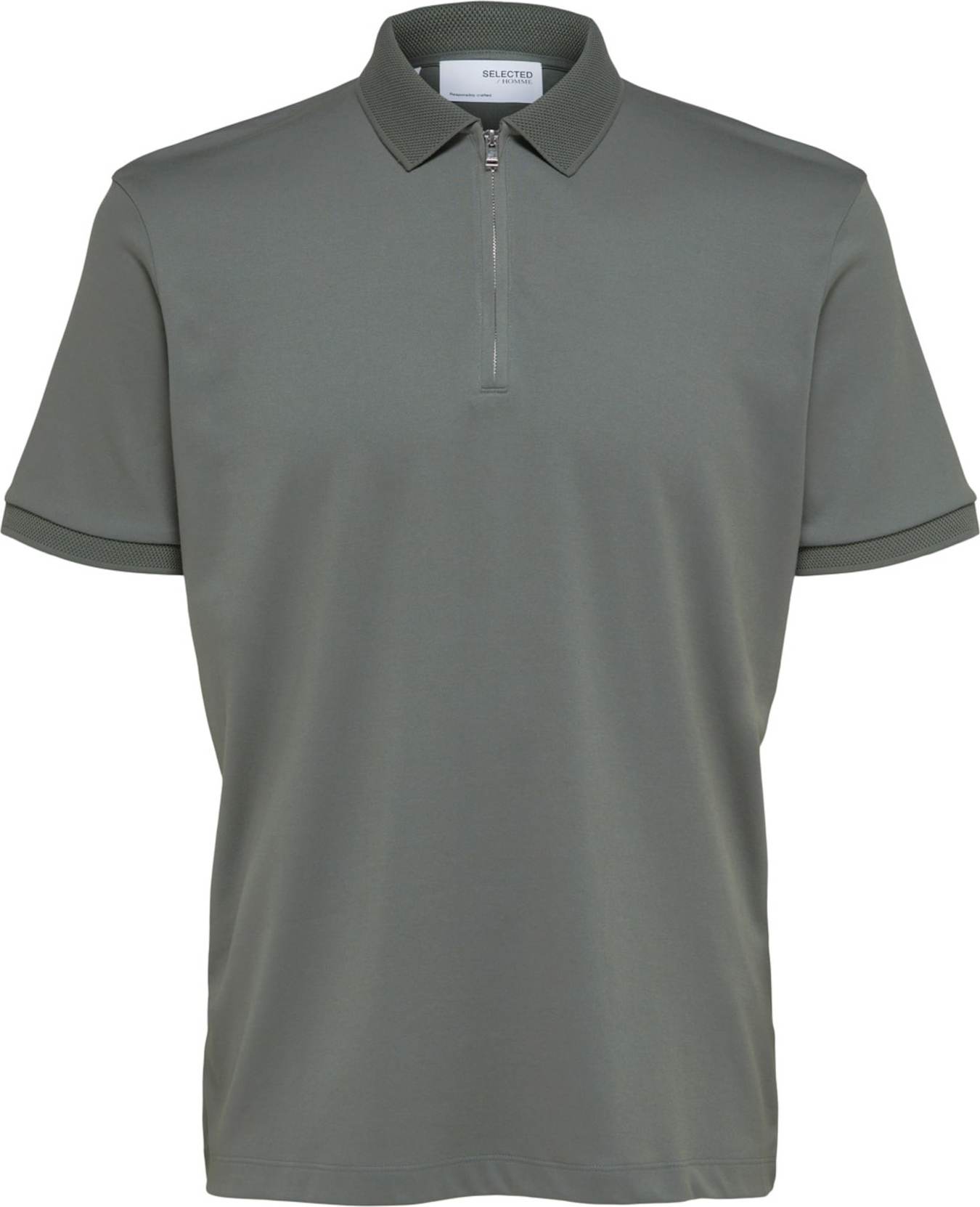 SELECTED HOMME Tričko 'FAVE' khaki