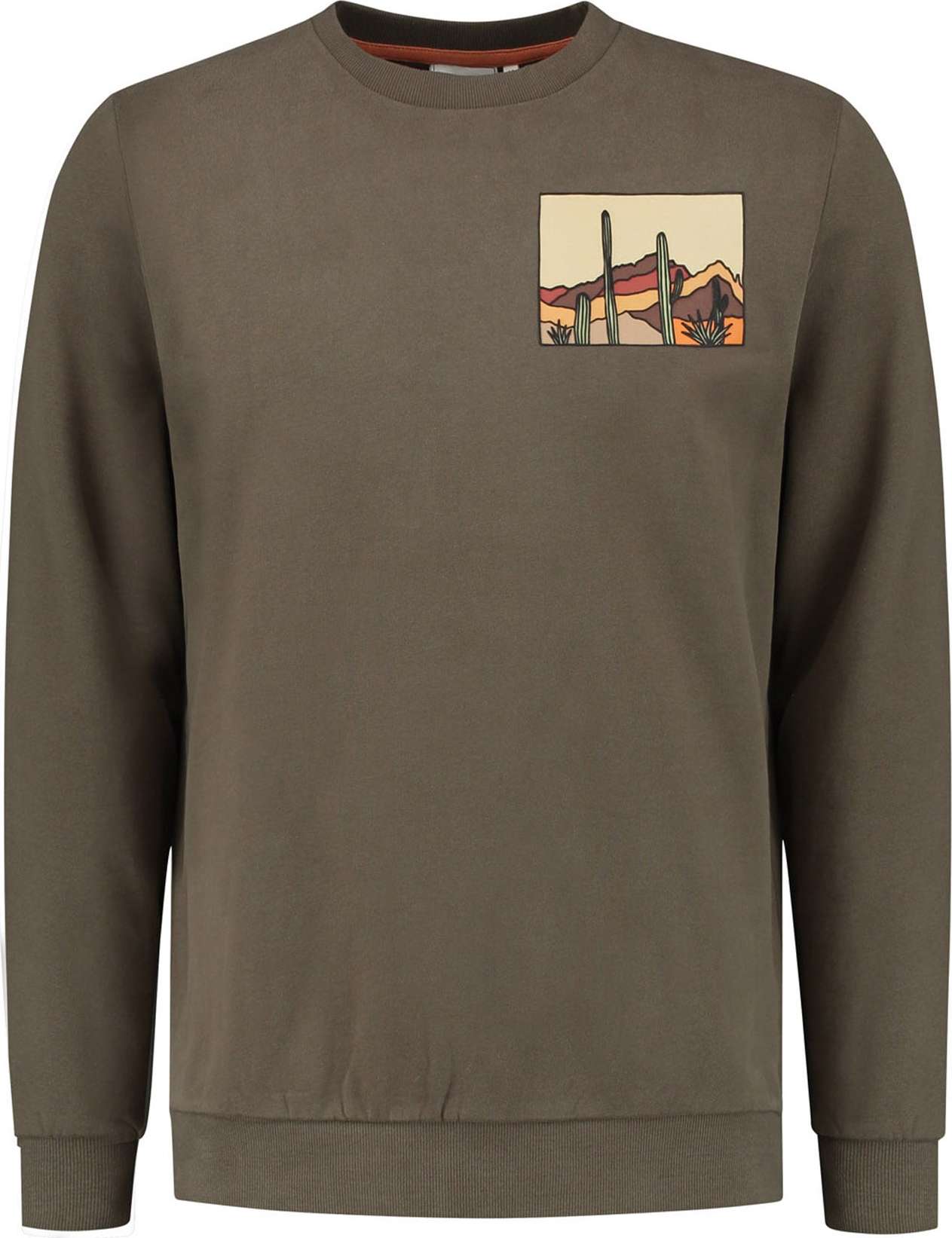 Shiwi Mikina písková / hnědá / khaki / oranžová
