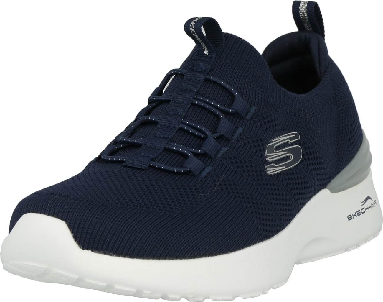 SKECHERS Slip on boty tmavě modrá / bílá