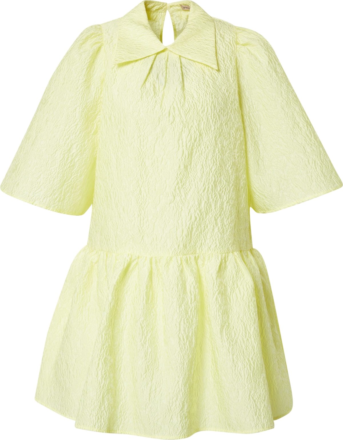 Stella Nova Košilové šaty 'Hiba' pastelově žlutá
