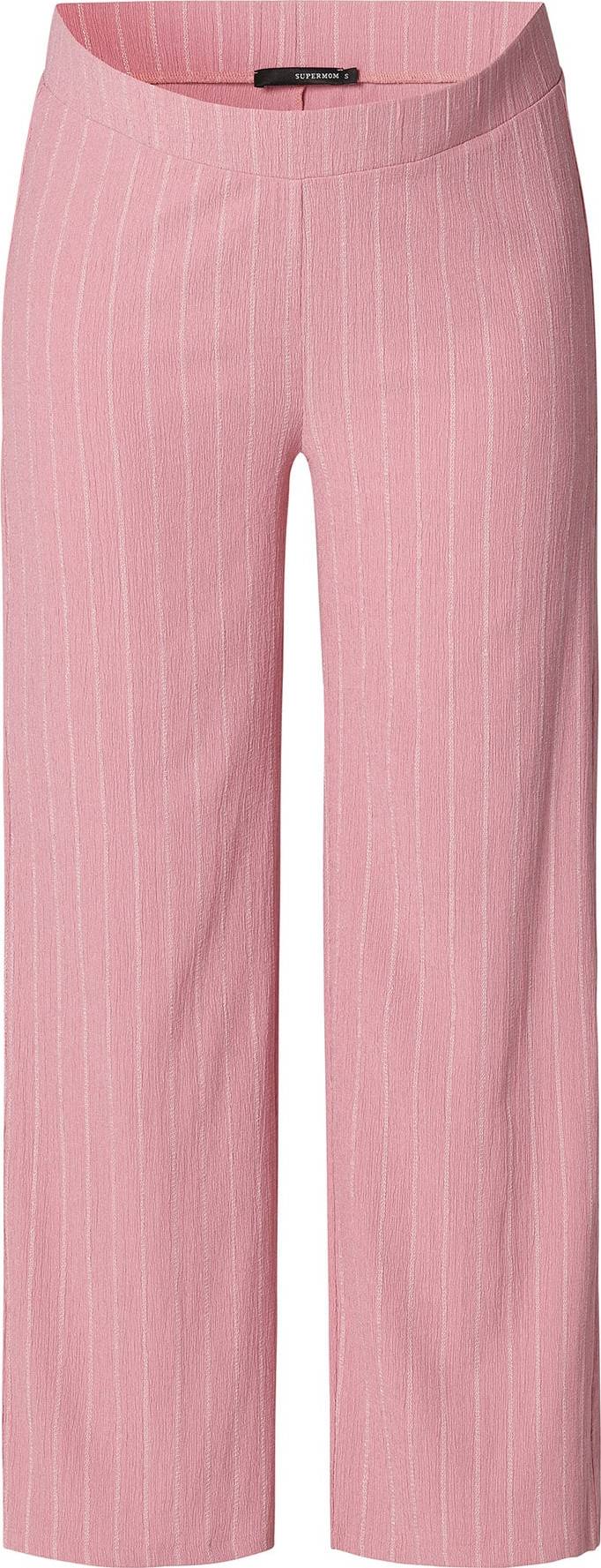 Supermom Kalhoty 'Fraser' pink / bílá
