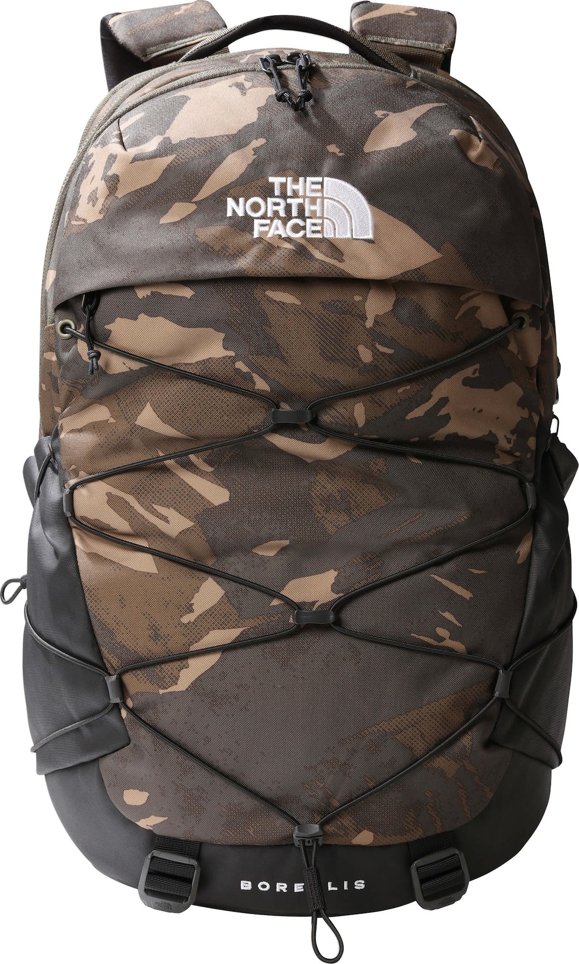 THE NORTH FACE Sportovní batoh 'BOREALIS' světle hnědá / khaki / olivová / černá / bílá