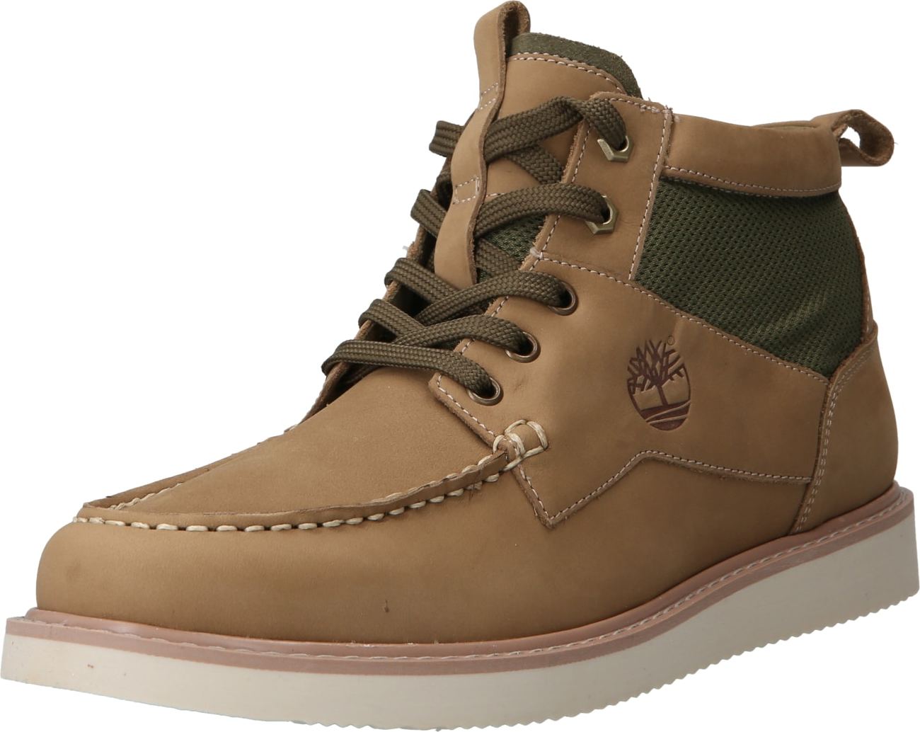 TIMBERLAND Šněrovací boty 'Newmarket II' tmavě béžová / hnědá