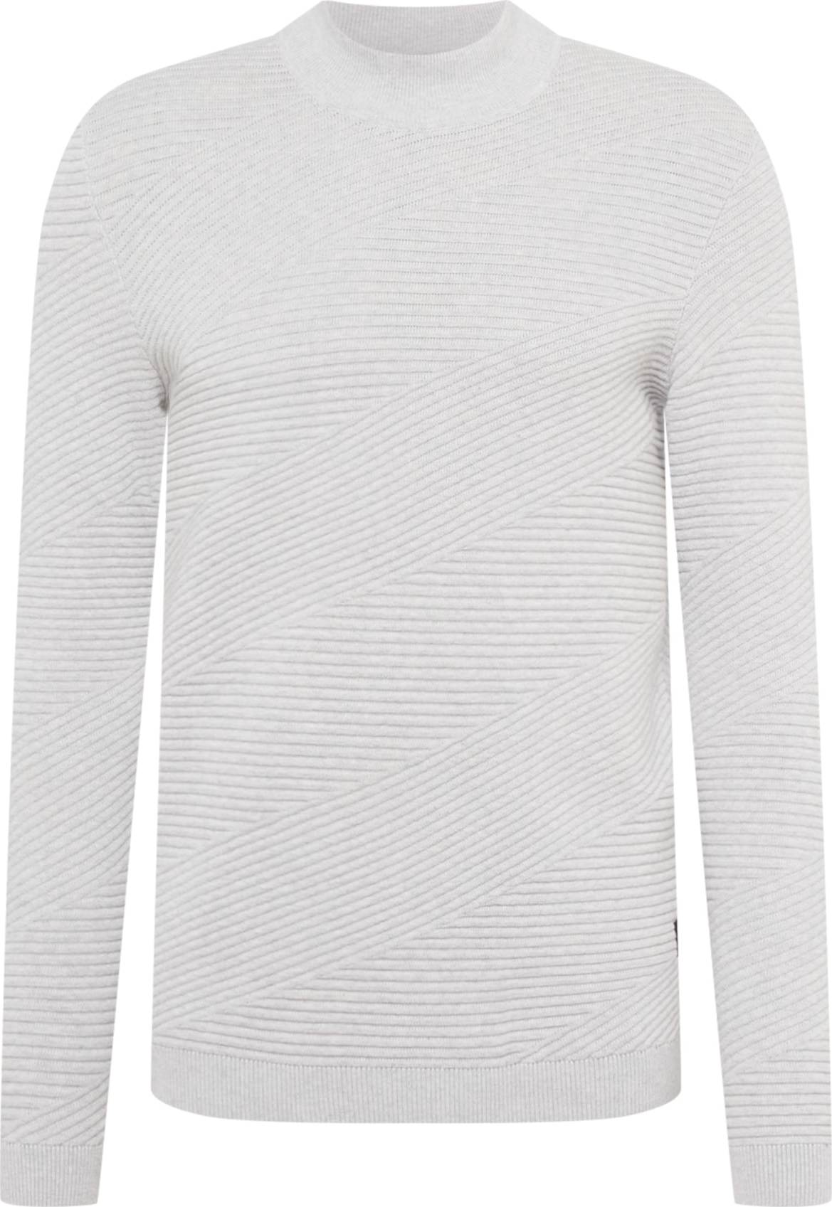 TOM TAILOR DENIM Svetr světle šedá