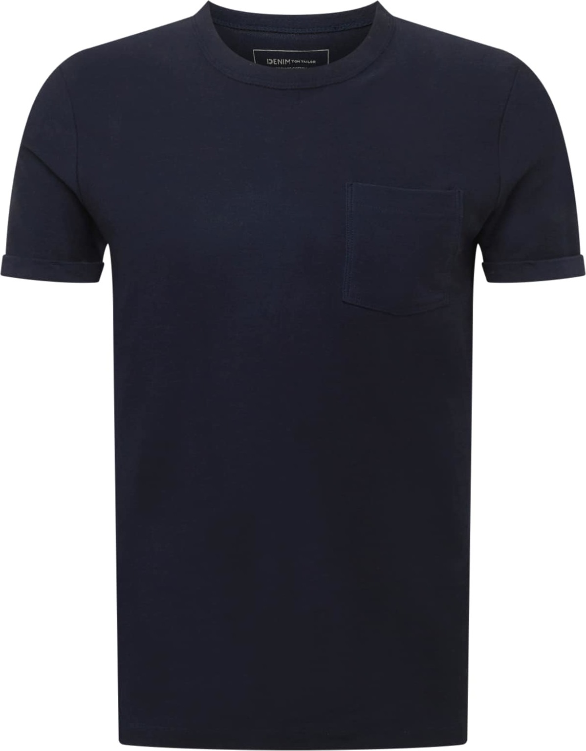 TOM TAILOR DENIM Tričko kobaltová modř