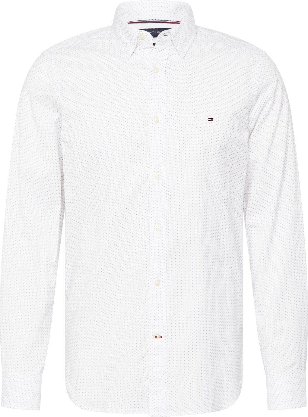 TOMMY HILFIGER Košile noční modrá / červená / bílá