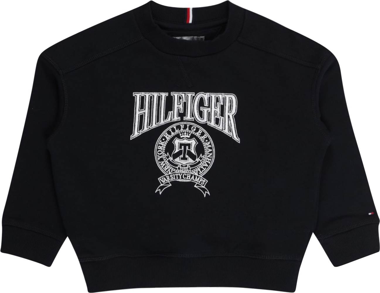 TOMMY HILFIGER Mikina noční modrá / červená / bílá