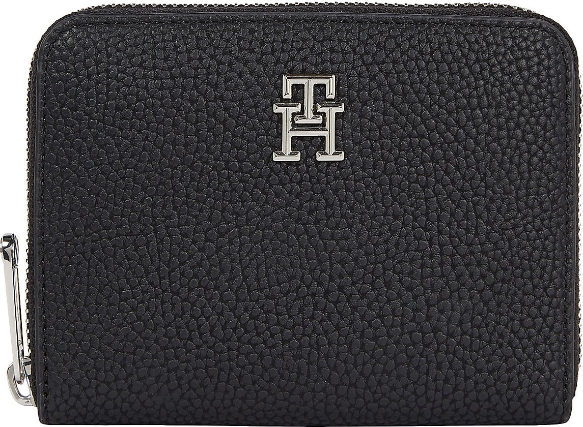 TOMMY HILFIGER Peněženka černá / stříbrná