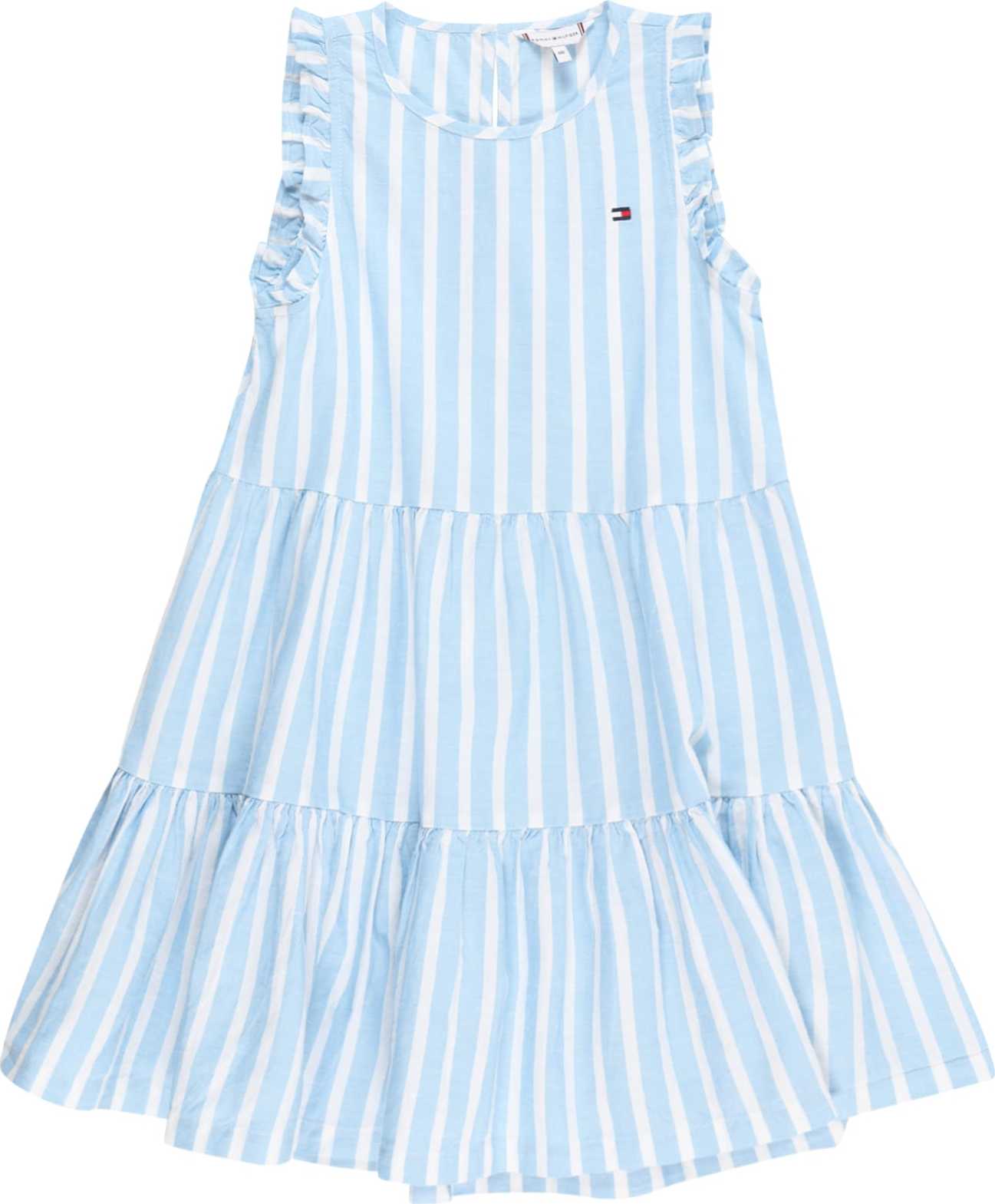 TOMMY HILFIGER Šaty námořnická modř / světlemodrá / červená / bílá