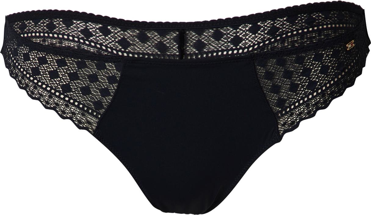 TOMMY HILFIGER Tanga noční modrá