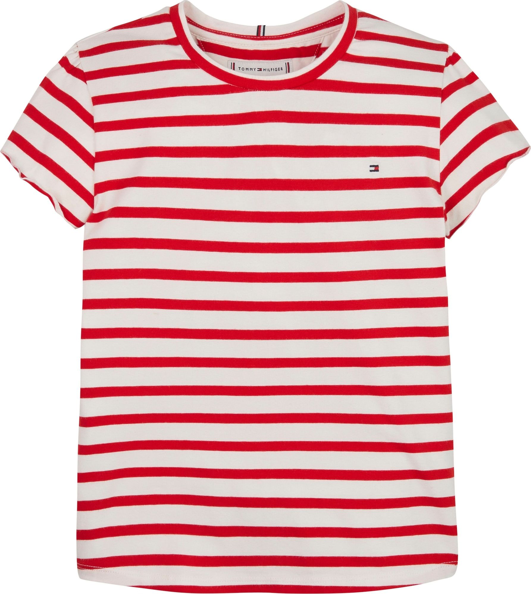 TOMMY HILFIGER Tričko námořnická modř / červená / bílá