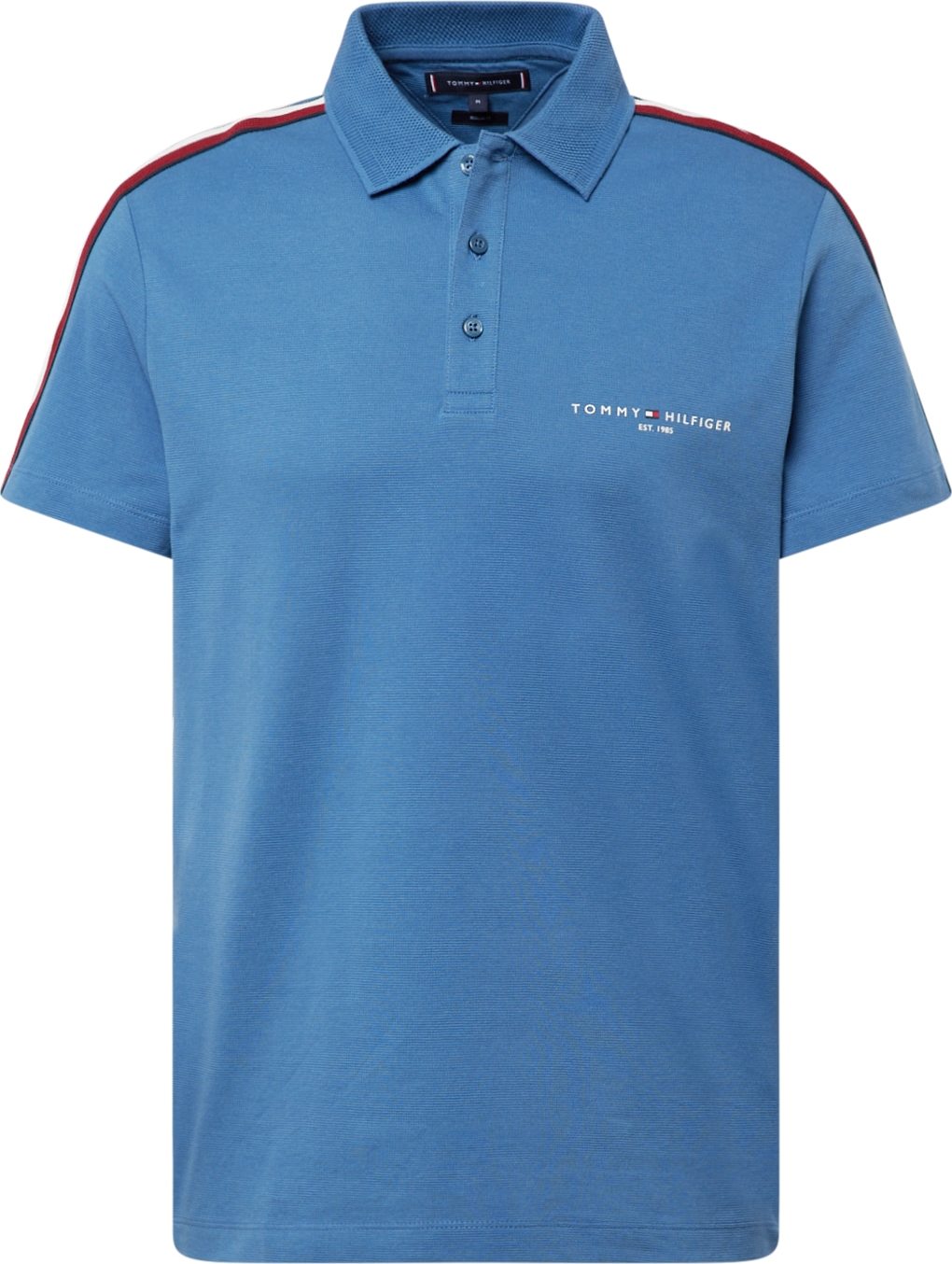TOMMY HILFIGER Tričko námořnická modř / nebeská modř / červená / bílá