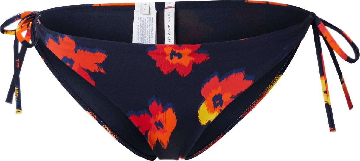 Tommy Hilfiger Underwear Spodní díl plavek tmavě modrá / žlutá / oranžová
