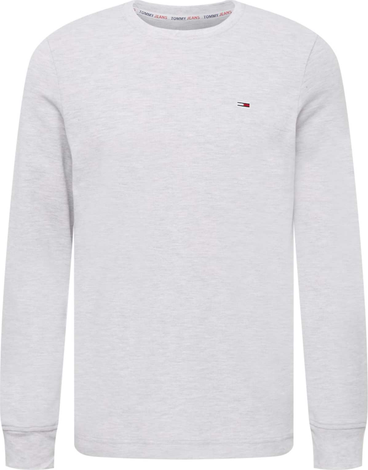 Tommy Jeans Tričko tmavě modrá / šedý melír / jasně červená / bílá