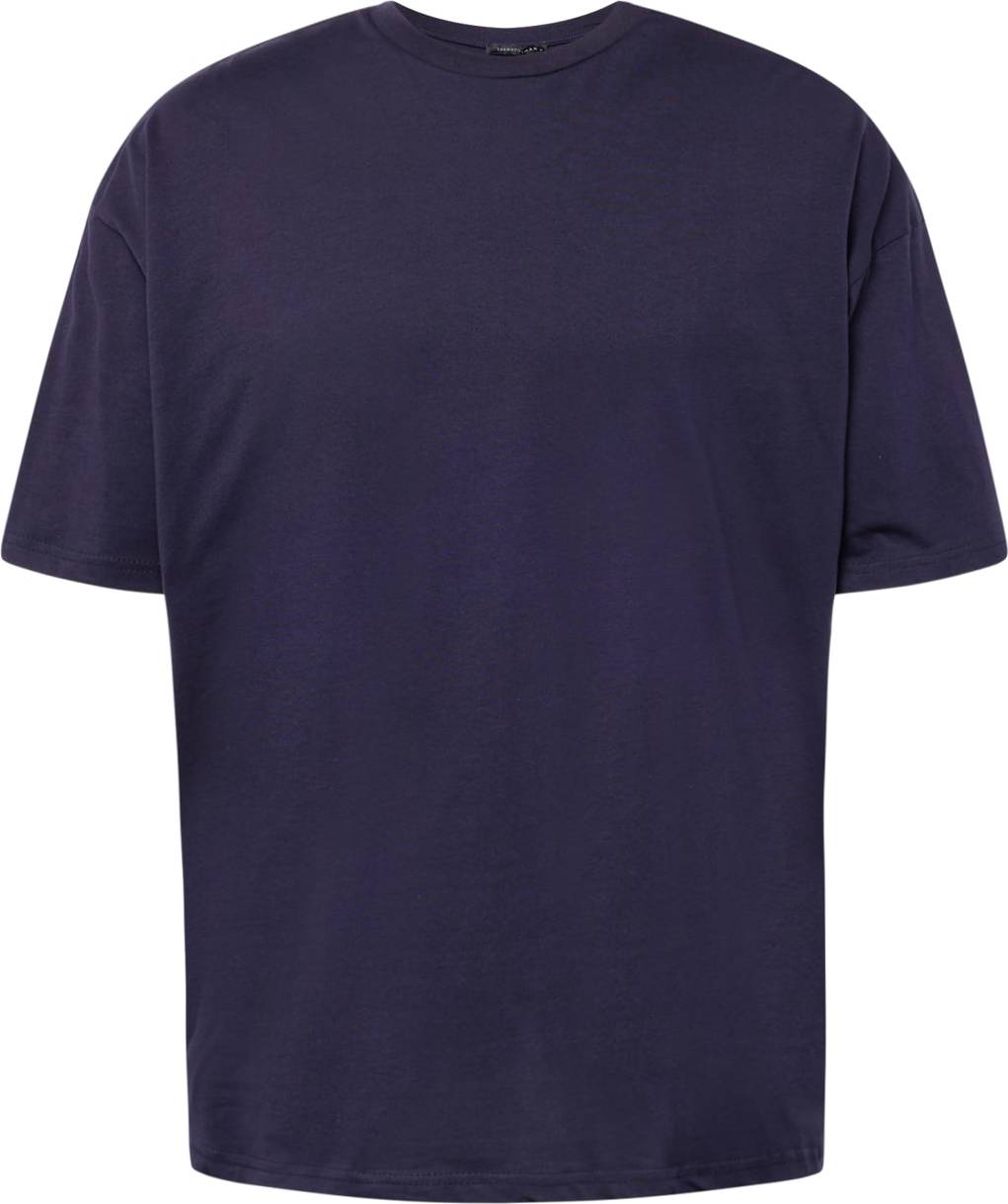 Trendyol Tričko indigo / světlemodrá / oranžová / pastelově růžová