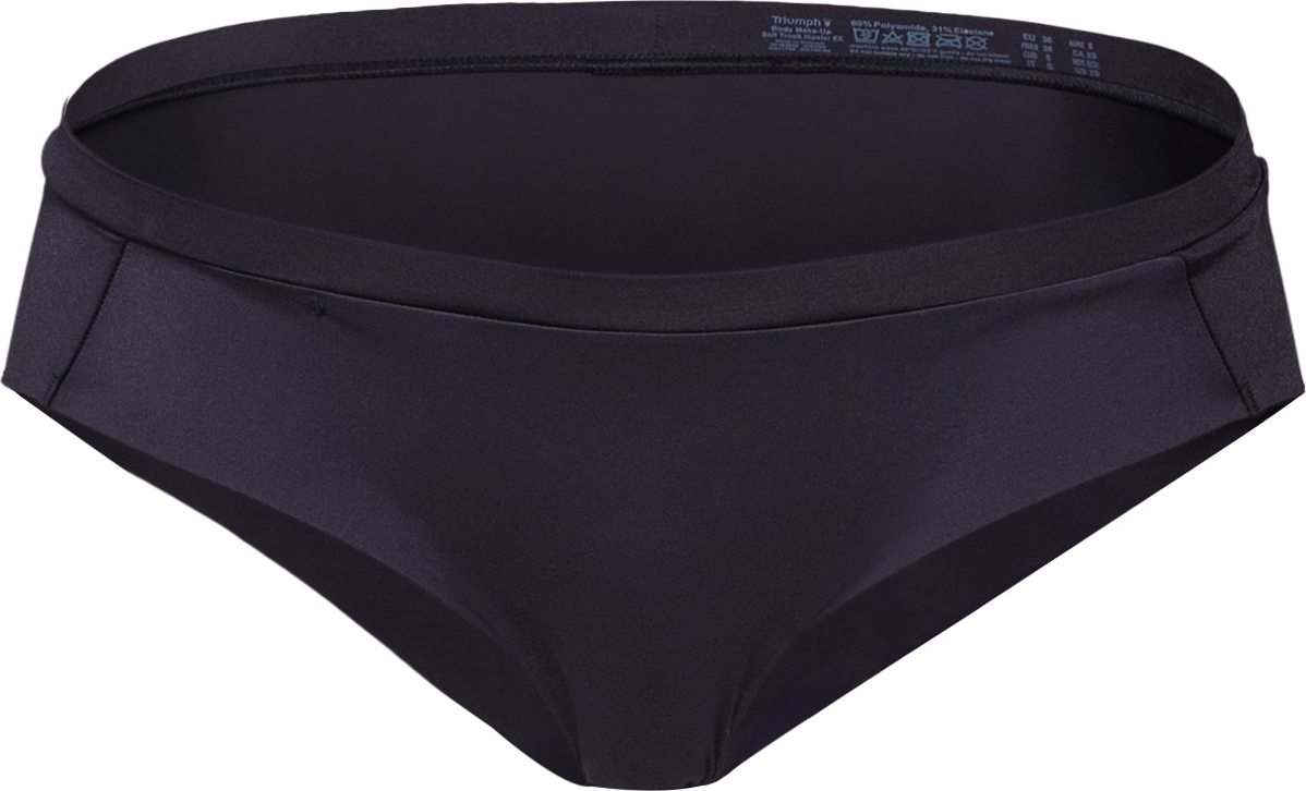 TRIUMPH Kalhotky 'Body Make-up Soft Touch Hipster EX' černá