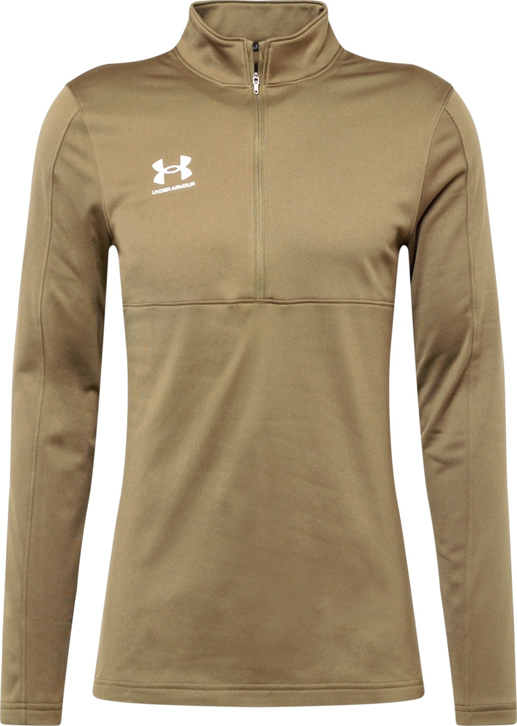 UNDER ARMOUR Funkční tričko 'Challenger' olivová / bílá