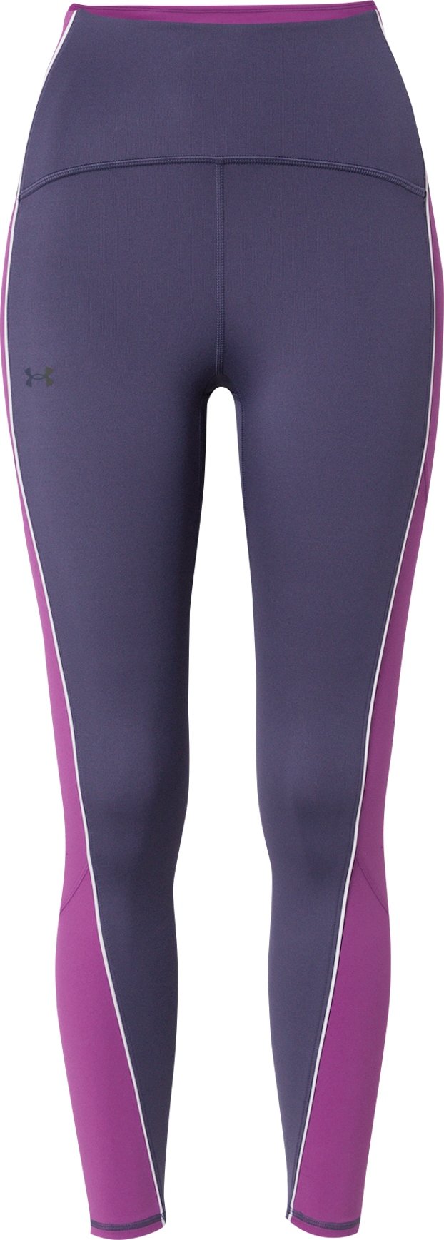 UNDER ARMOUR Sportovní kalhoty tmavě šedá / fialová