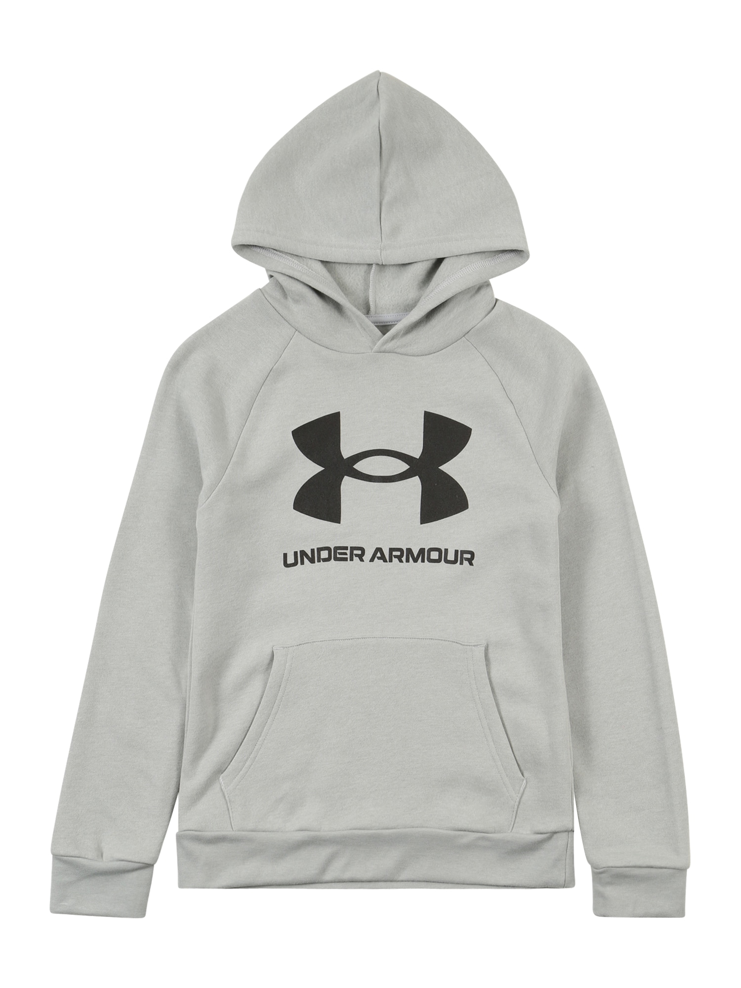 UNDER ARMOUR Sportovní mikina 'RIVAL' šedá / černá