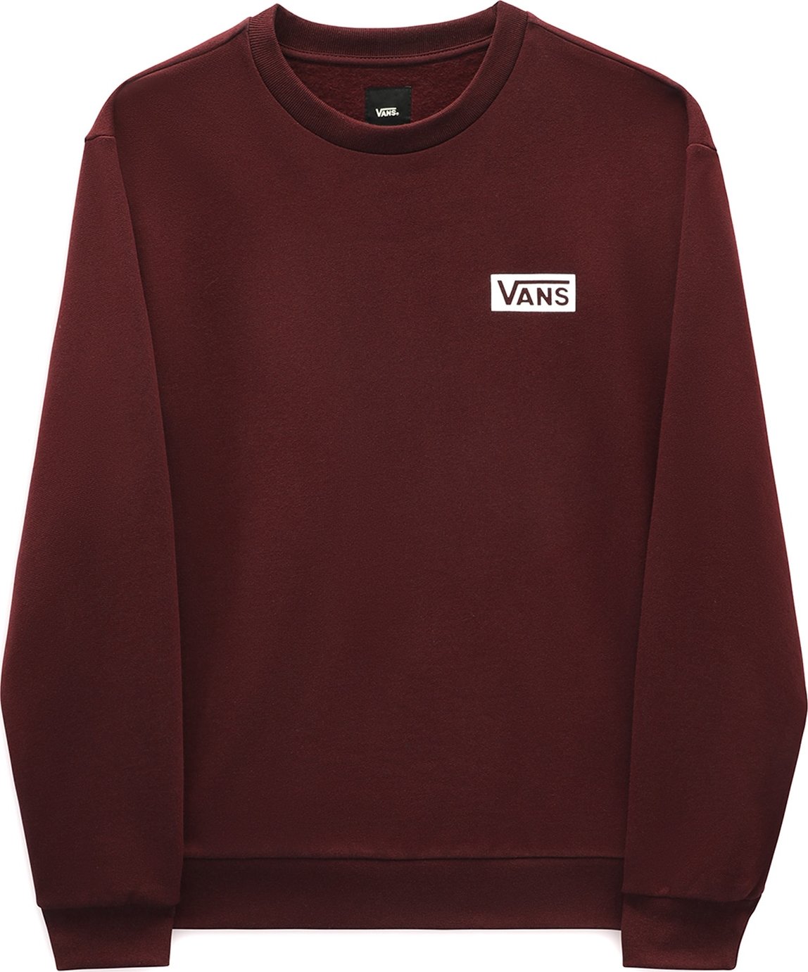 VANS Mikina bordó / bílá