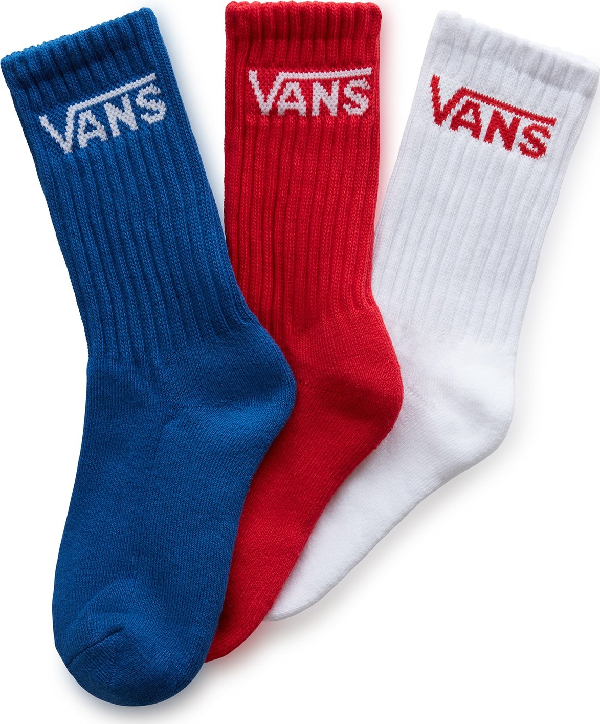 VANS Ponožky modrá / červená / bílá