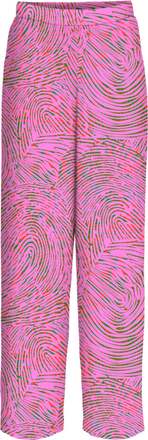 VERO MODA Kalhoty 'PEPPER AYA' zelená / oranžová / pink