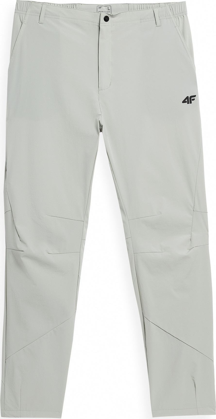 4F Outdoorové kalhoty 'SPMTR060' světle šedá / černá