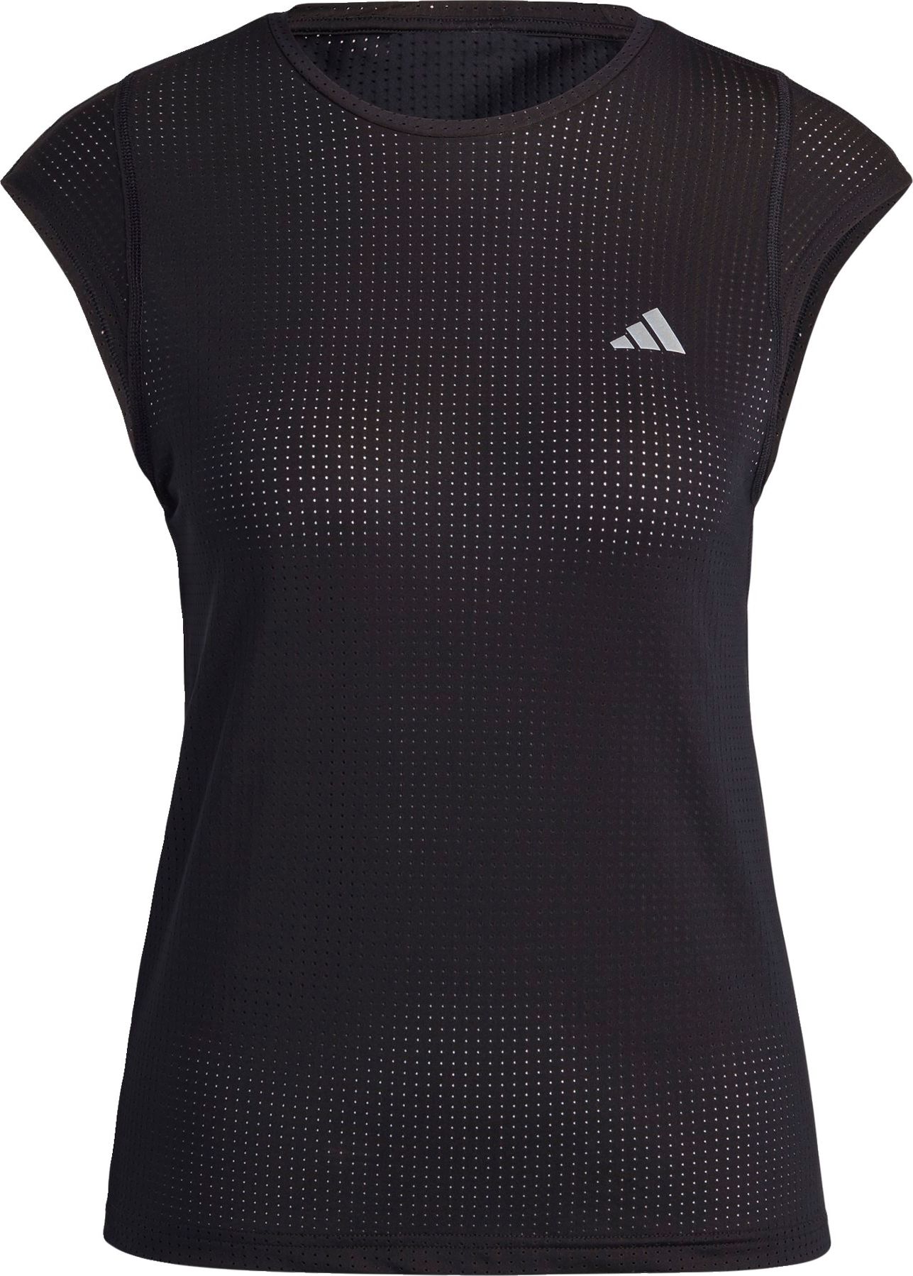 ADIDAS PERFORMANCE Funkční tričko 'Fast Running' černá / bílá