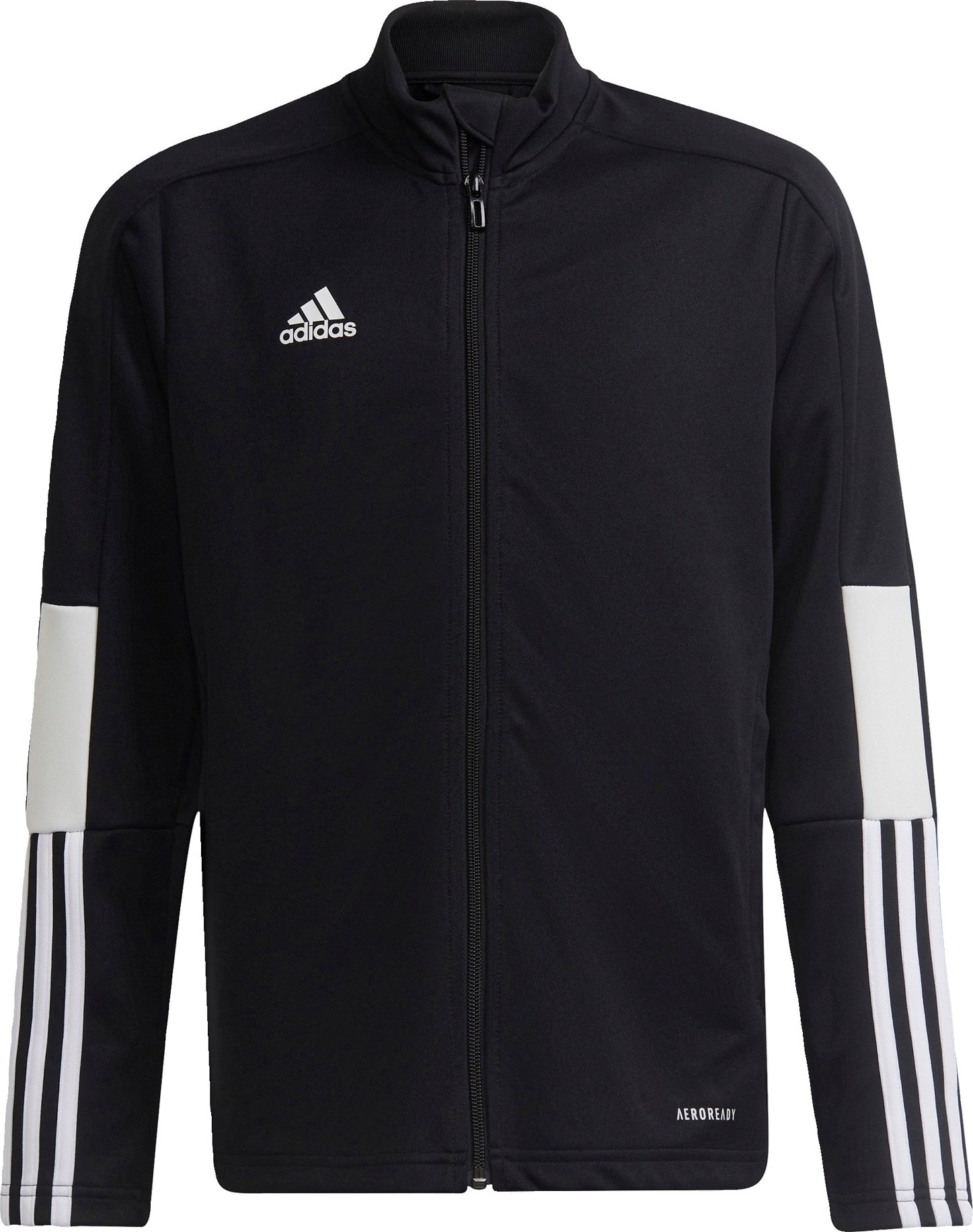 ADIDAS PERFORMANCE Sportovní bunda 'Tiro' černá / bílá