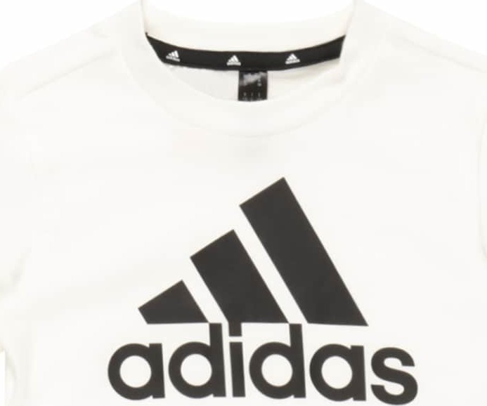 ADIDAS SPORTSWEAR Funkční tričko černá / bílá