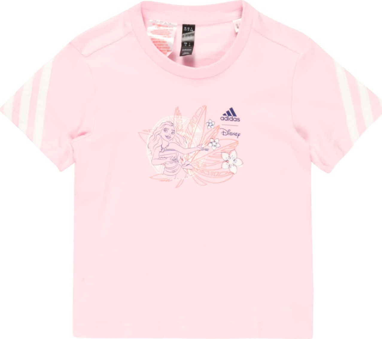 ADIDAS SPORTSWEAR Funkční tričko námořnická modř / korálová / růžová / bílá
