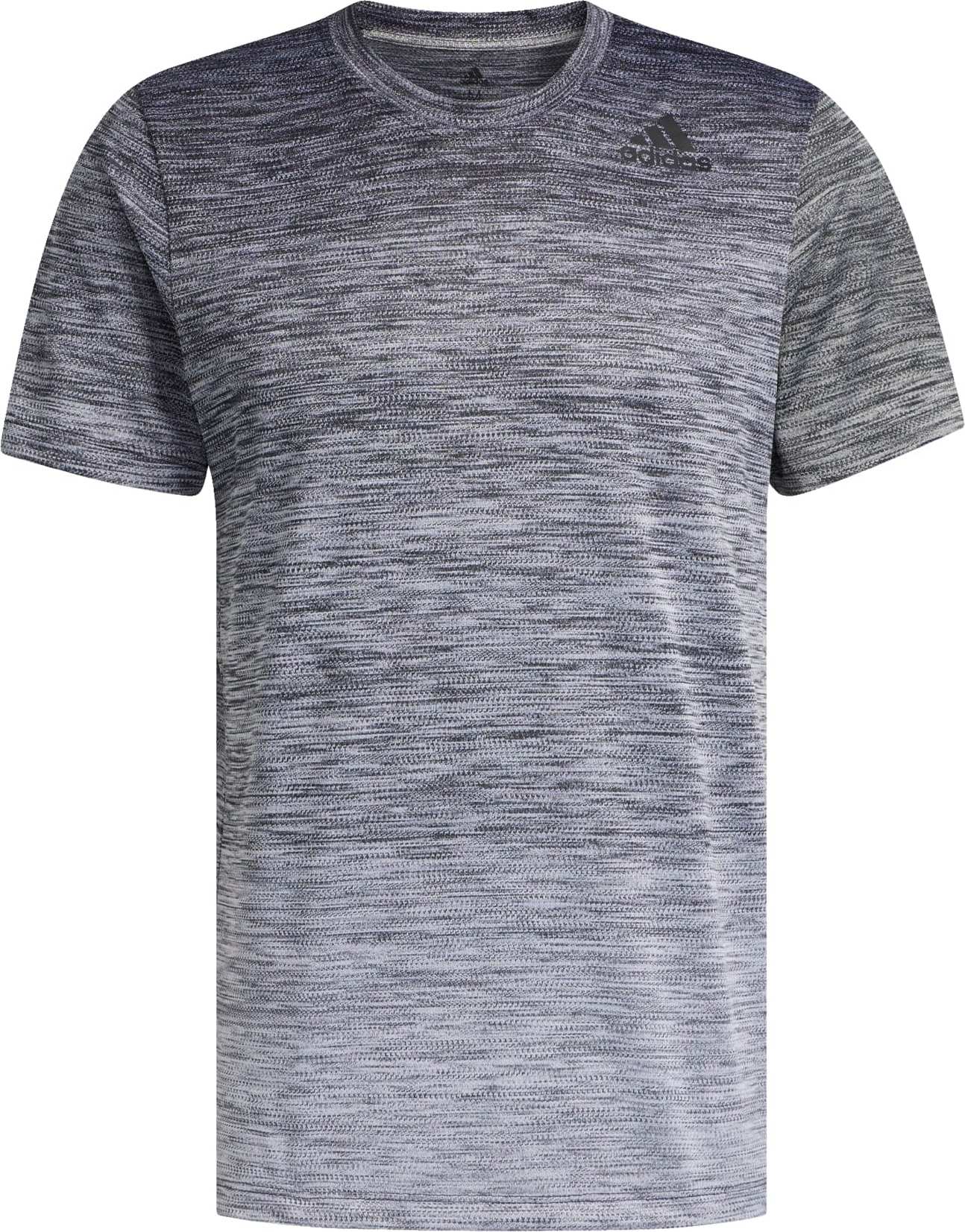 ADIDAS SPORTSWEAR Funkční tričko šedý melír / černá