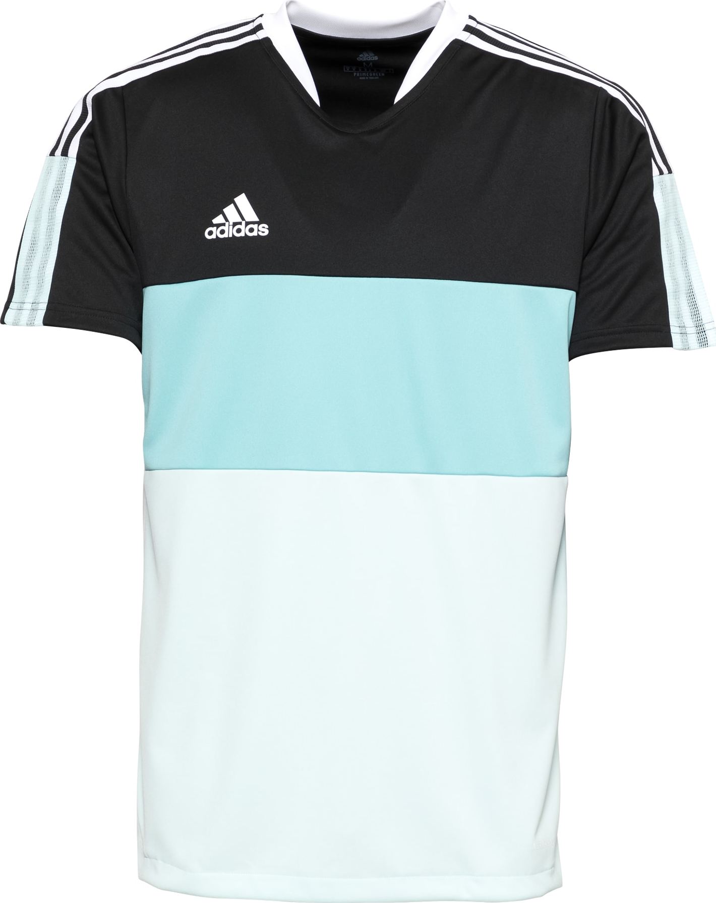 ADIDAS SPORTSWEAR Funkční tričko 'Tiro' azurová / azurová modrá / černá / bílá