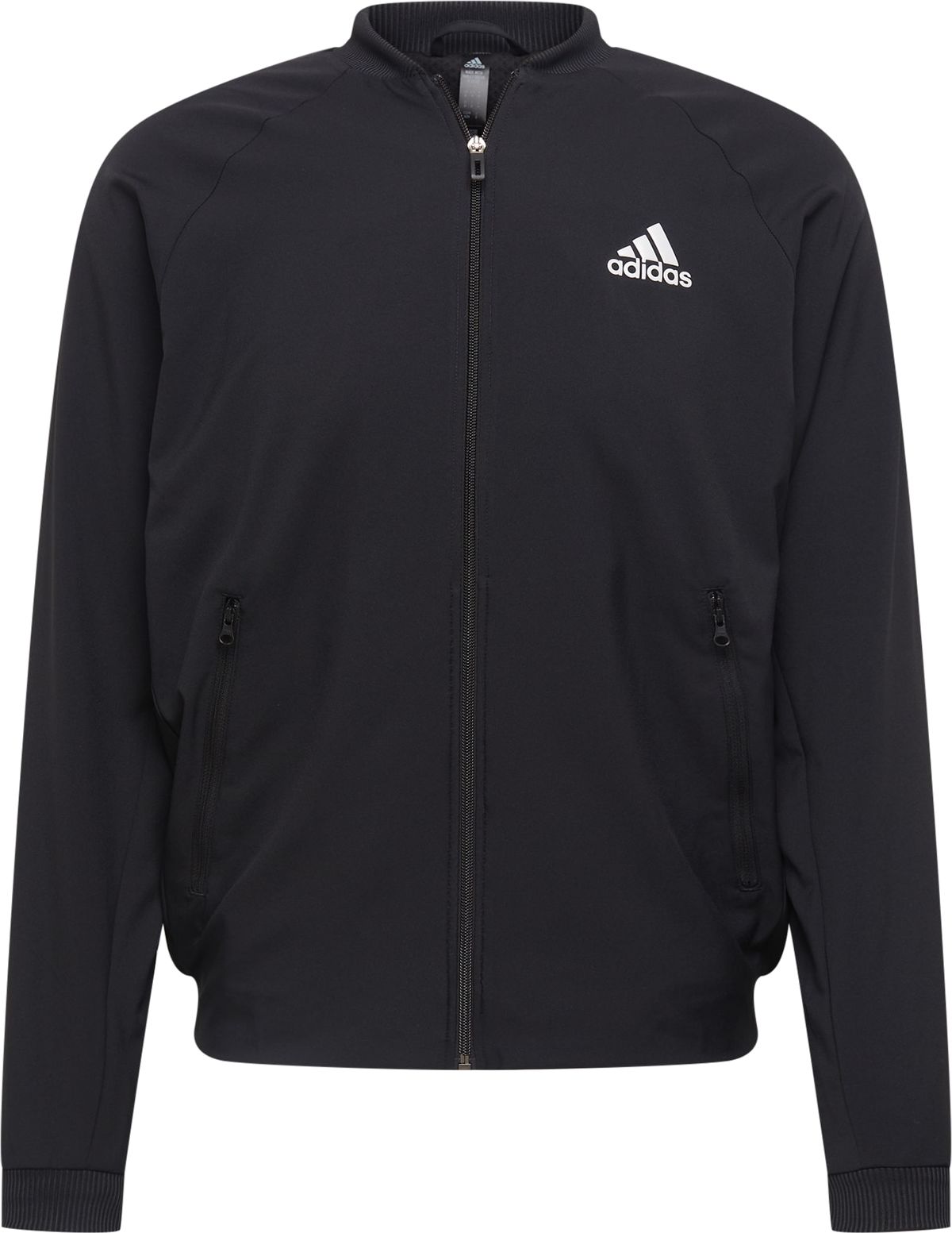 ADIDAS SPORTSWEAR Sportovní bunda černá / bílá