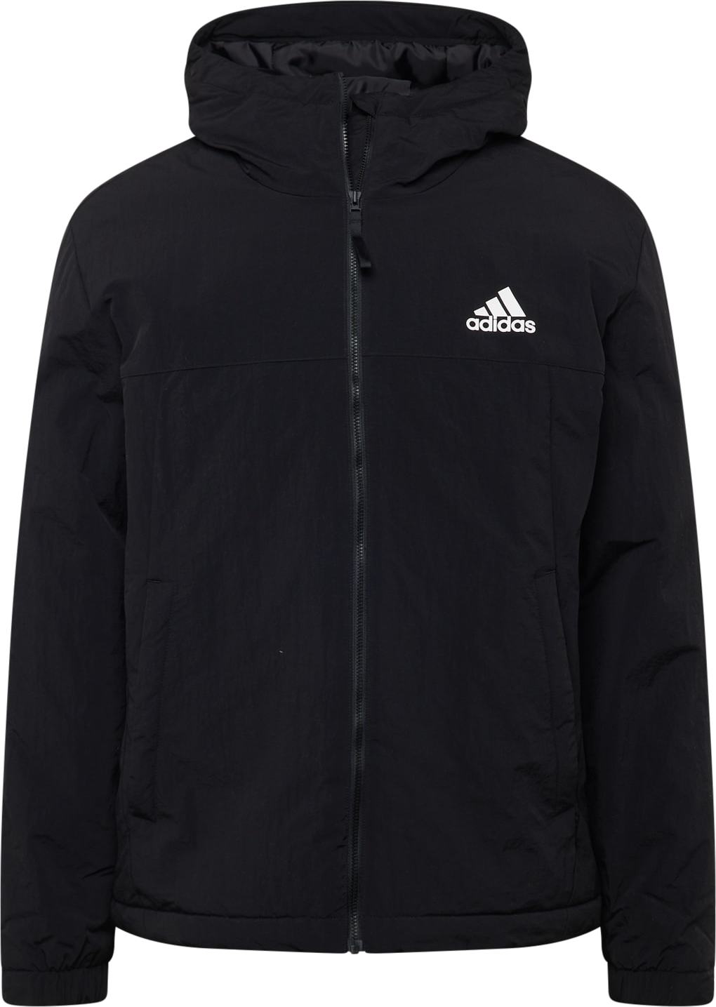 ADIDAS SPORTSWEAR Sportovní bunda černá / bílá