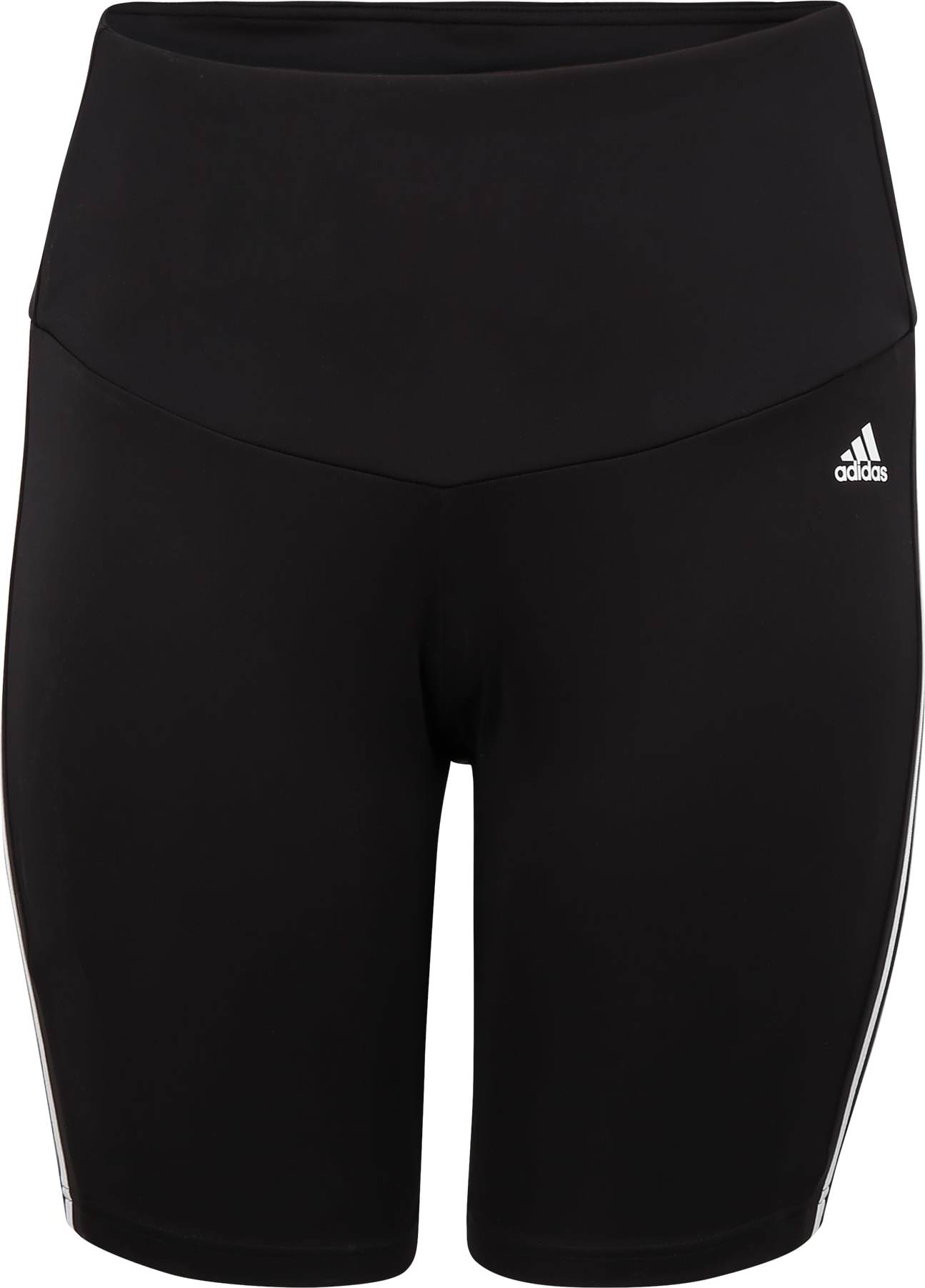 ADIDAS SPORTSWEAR Sportovní kalhoty černá / bílá
