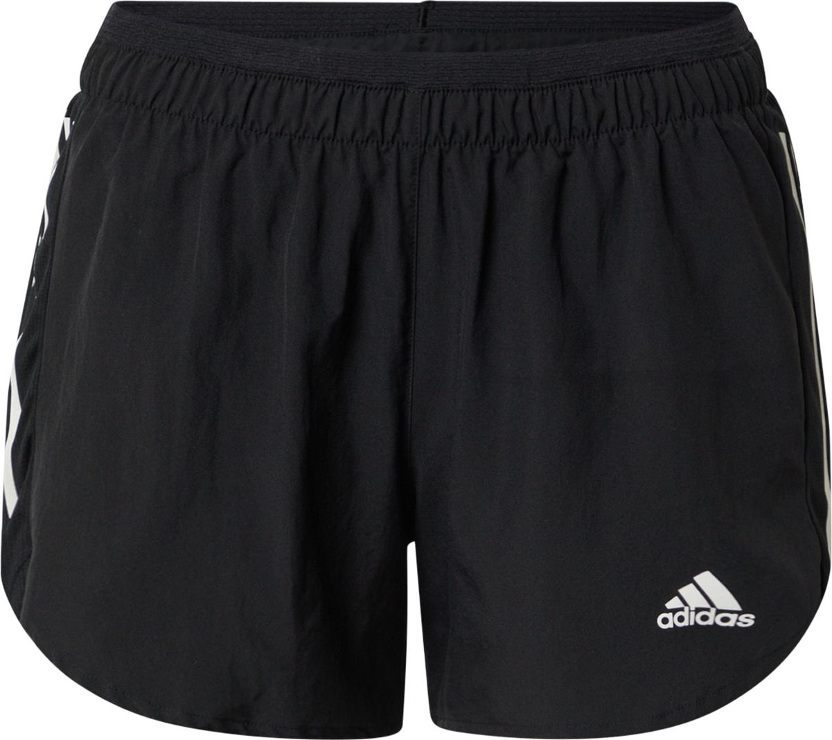 ADIDAS SPORTSWEAR Sportovní kalhoty 'Run It' černá / bílá