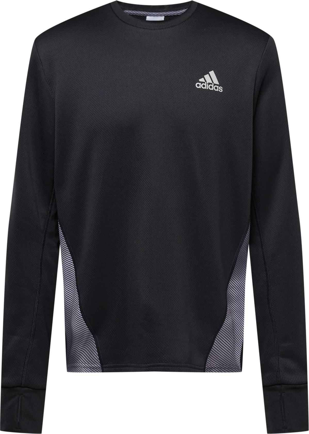 ADIDAS SPORTSWEAR Sportovní mikina černá / bílá