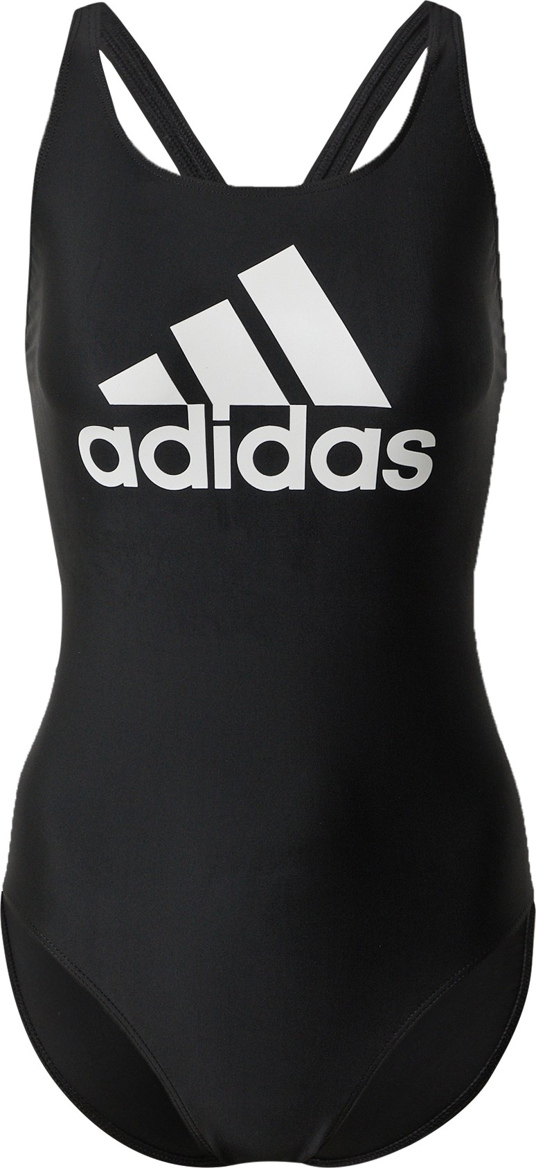 ADIDAS SPORTSWEAR Sportovní plavky černá / bílá