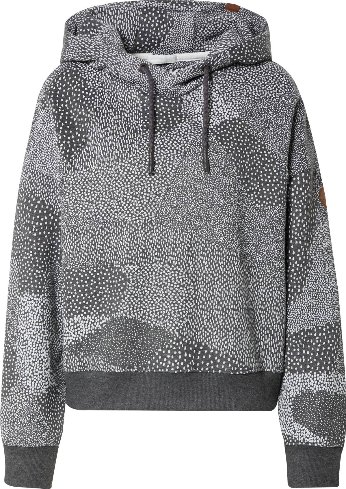 Alife and Kickin Mikina 'JessyAK' hnědá / šedá / antracitová / offwhite