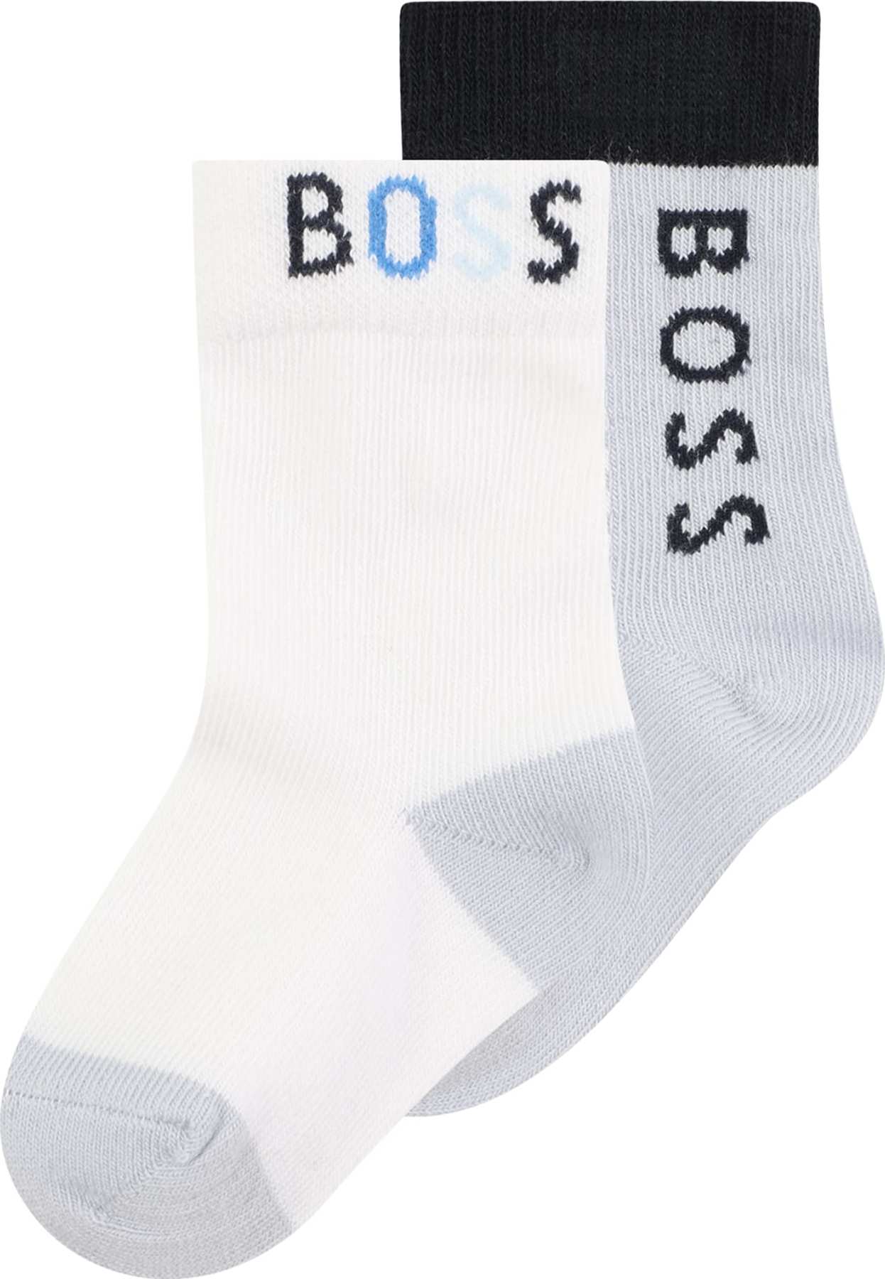 BOSS Kidswear Ponožky 'SOCKS(*2)' chladná modrá / světlemodrá / černá / bílá