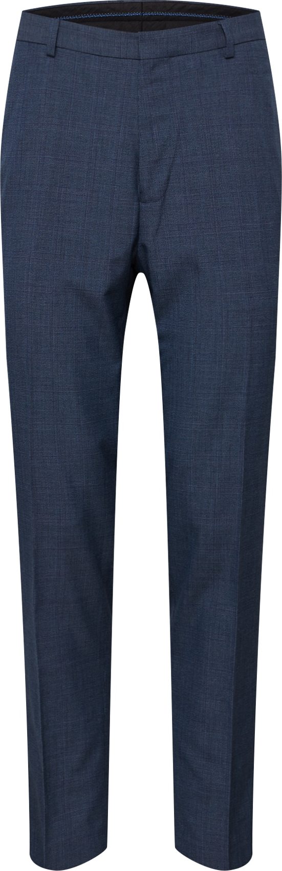 BURTON MENSWEAR LONDON Kalhoty s puky 'BLUE JASPE CHECK SLIM FIT..' modrá
