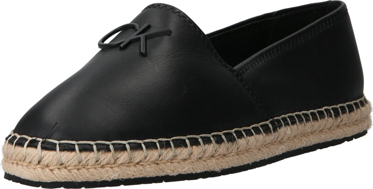 Calvin Klein Espadrilky černá