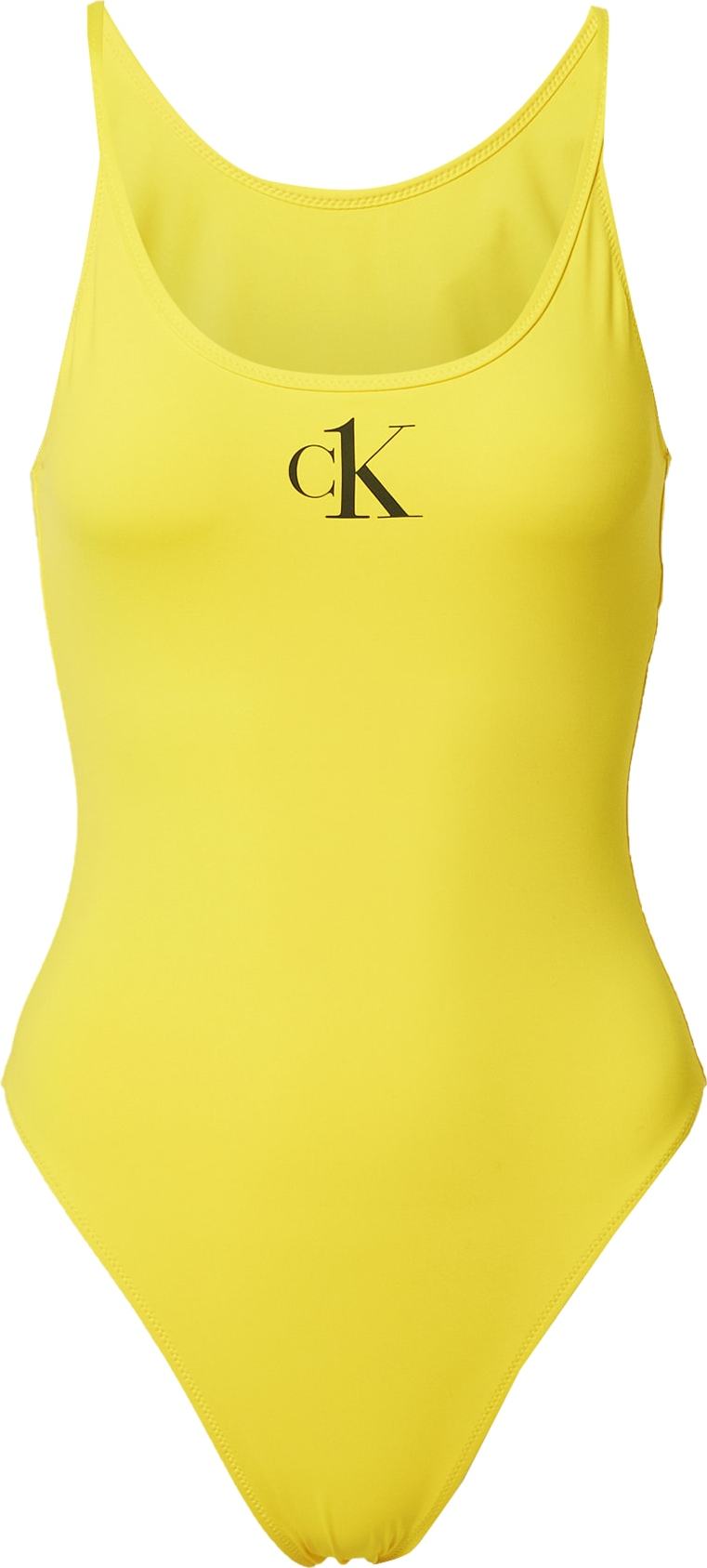 Calvin Klein Swimwear Plavky žlutá / černá