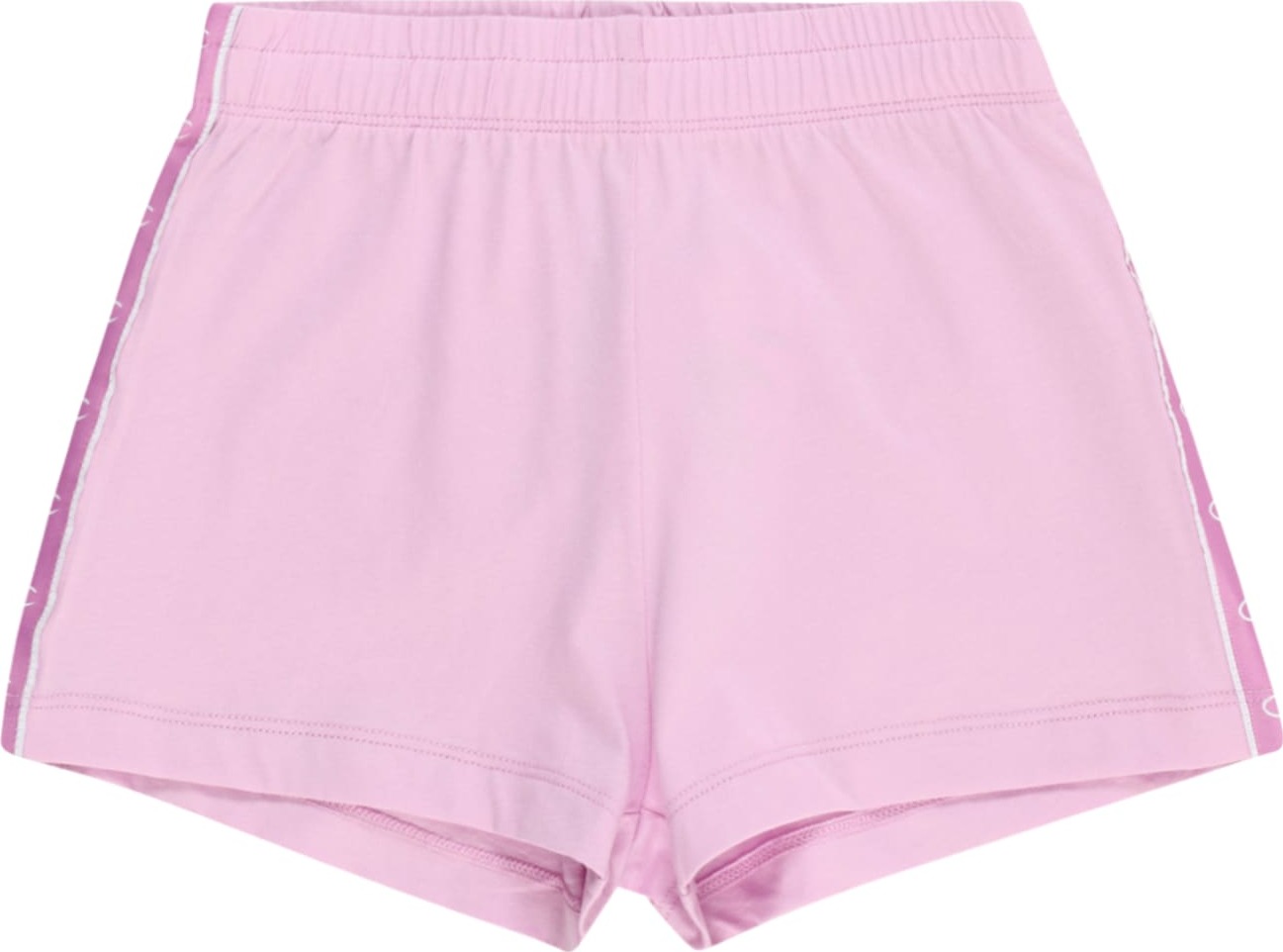 Champion Authentic Athletic Apparel Kalhoty orchidej / růžová / bílá