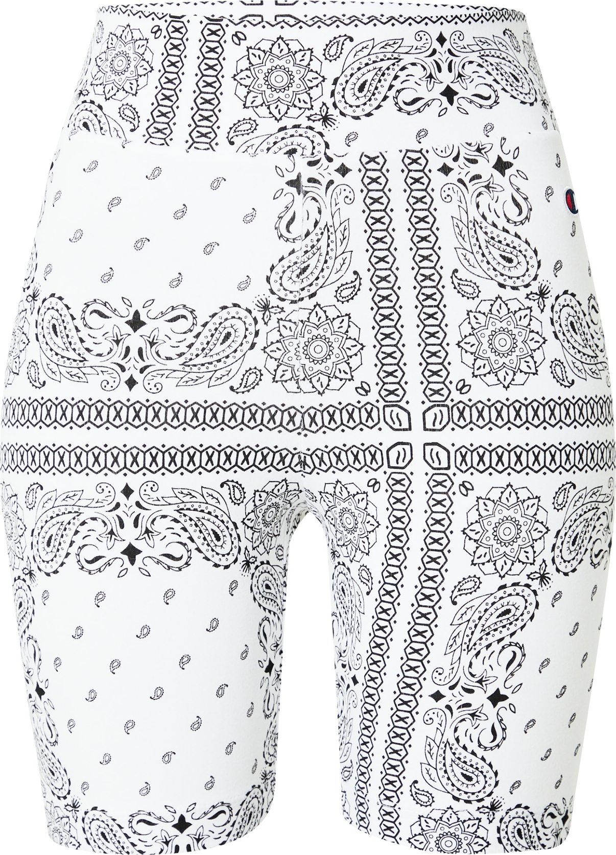 Champion Authentic Athletic Apparel Sportovní kalhoty 'Biker Pants' černá / bílá
