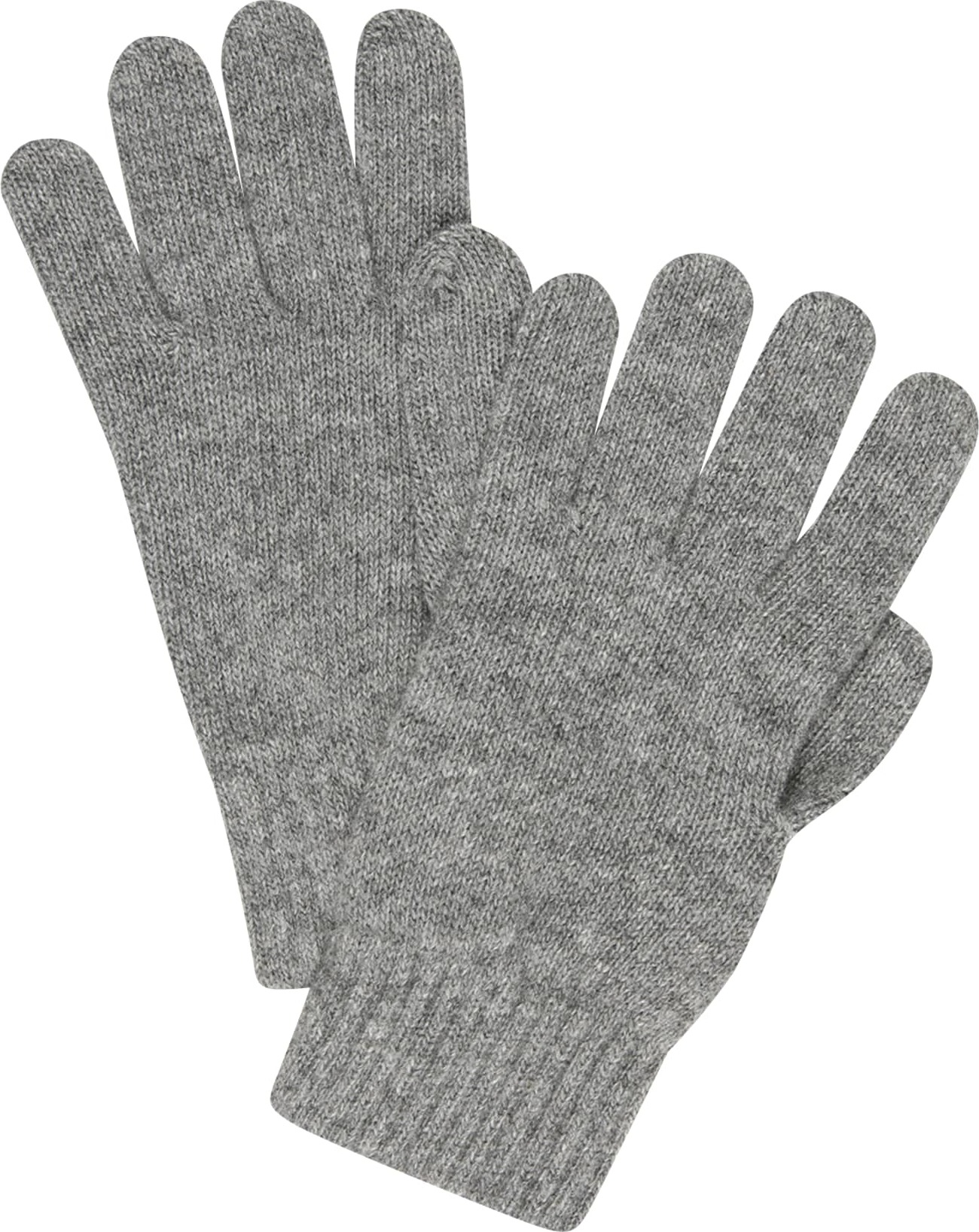 Coccinelle Prstové rukavice 'ELEONORE' šedá