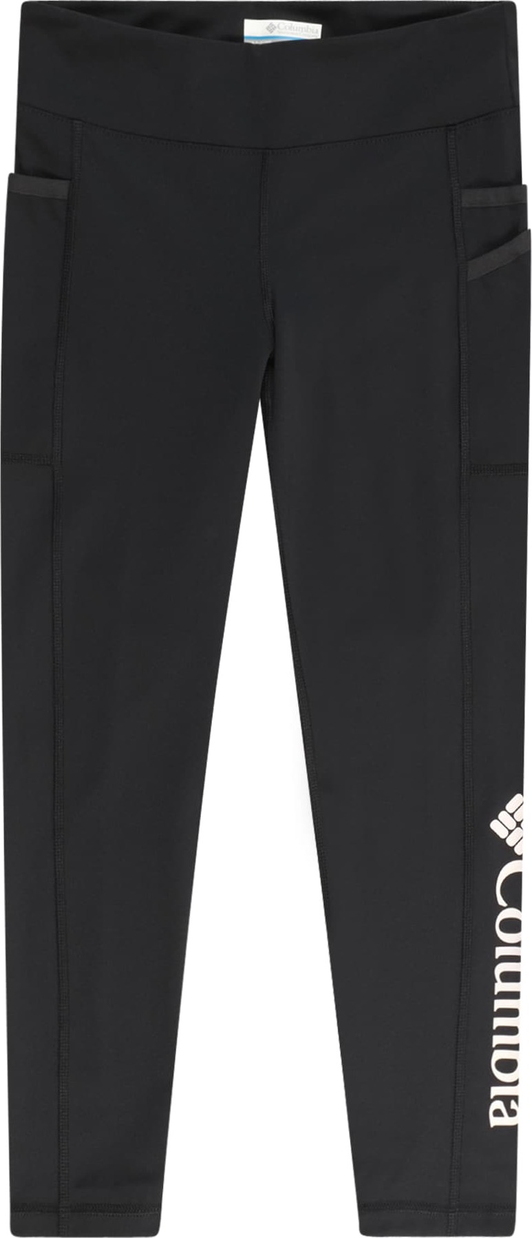 COLUMBIA Sportovní kalhoty 'Lodge' černá / barva bílé vlny