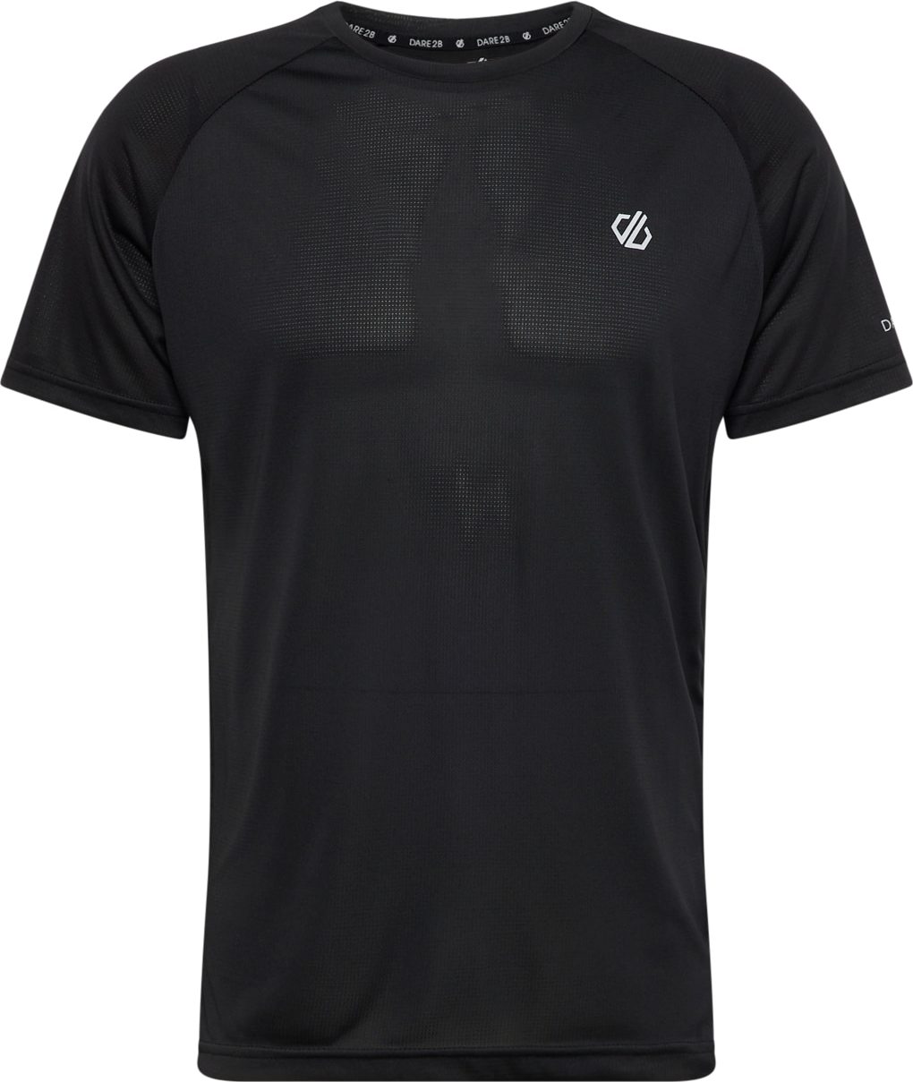 DARE2B Funkční tričko 'Accelerate' černá / bílá